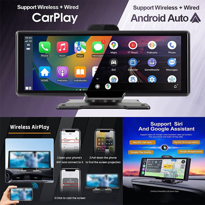 Premium Car Infotainment System with CarPlay and Camera