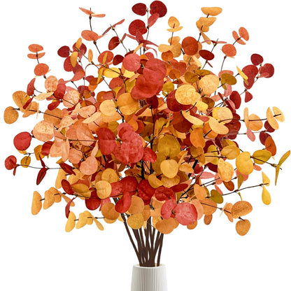 Green Artificial Eucalyptus Leaf Garland