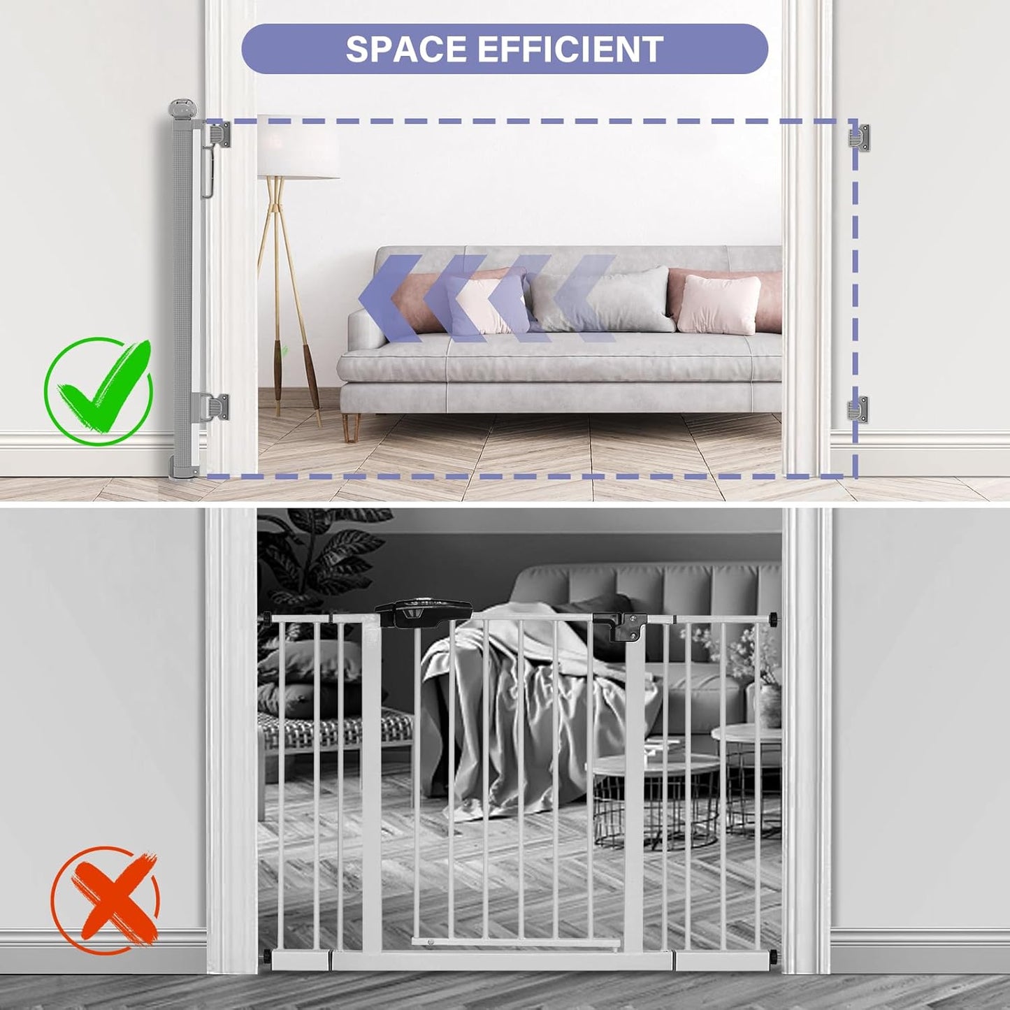 Secure Easy Fit Baby Pet Gate