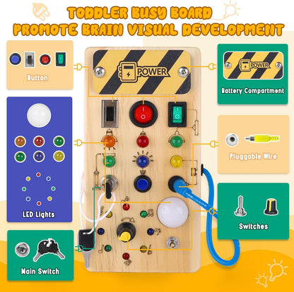 Educational Wooden Activity Board