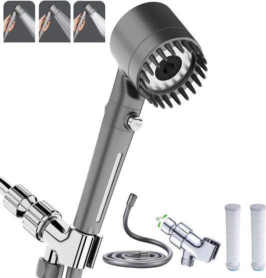 Luxury Spa Shower Head with Handheld Spray - Fesara