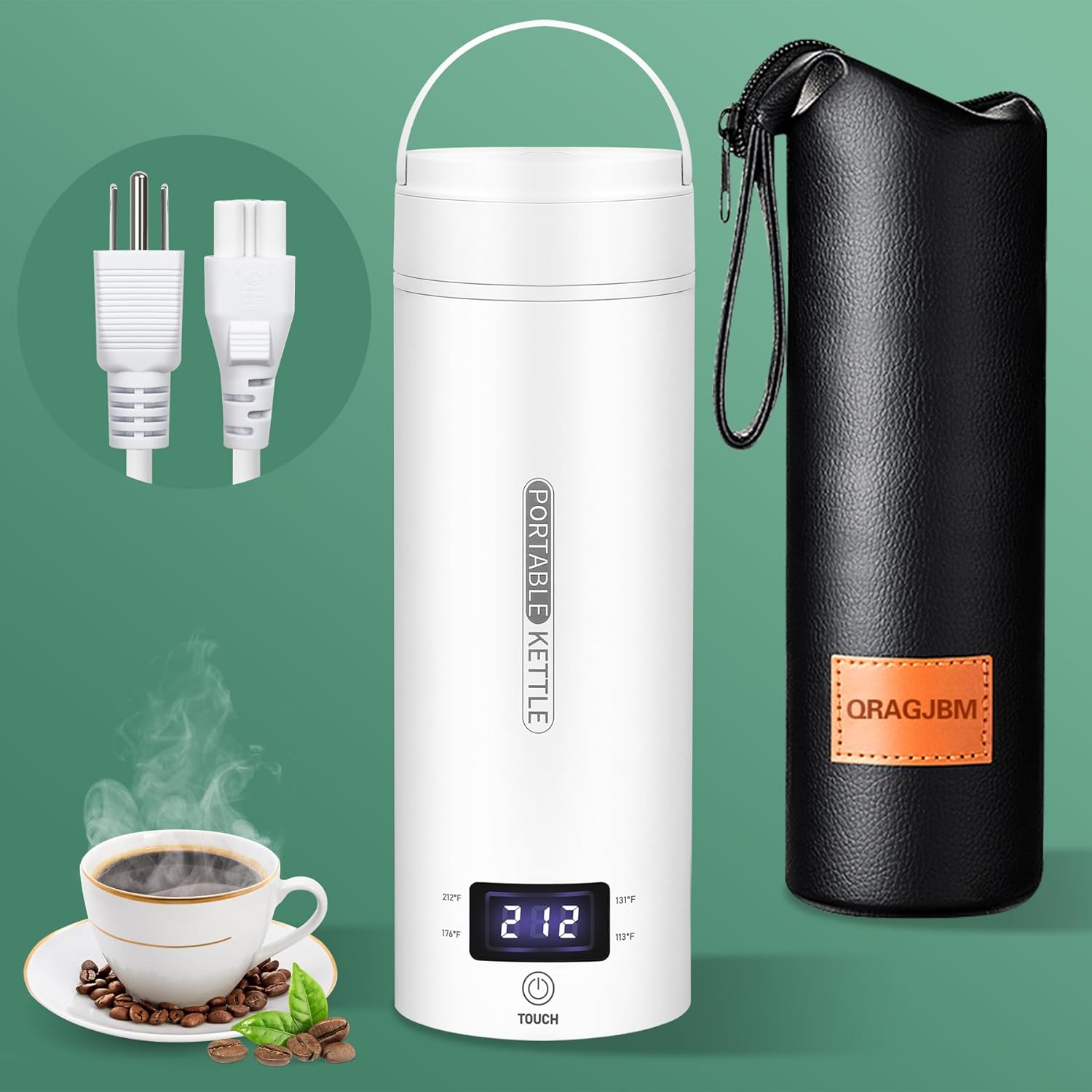 Compact Travel Electric Kettle with LCD Display - Fesara