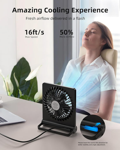 Strong Quiet Small Office Fan – Compact Cooling Solution