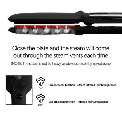 Advanced Ceramic Hair Straightener Ionic Steam