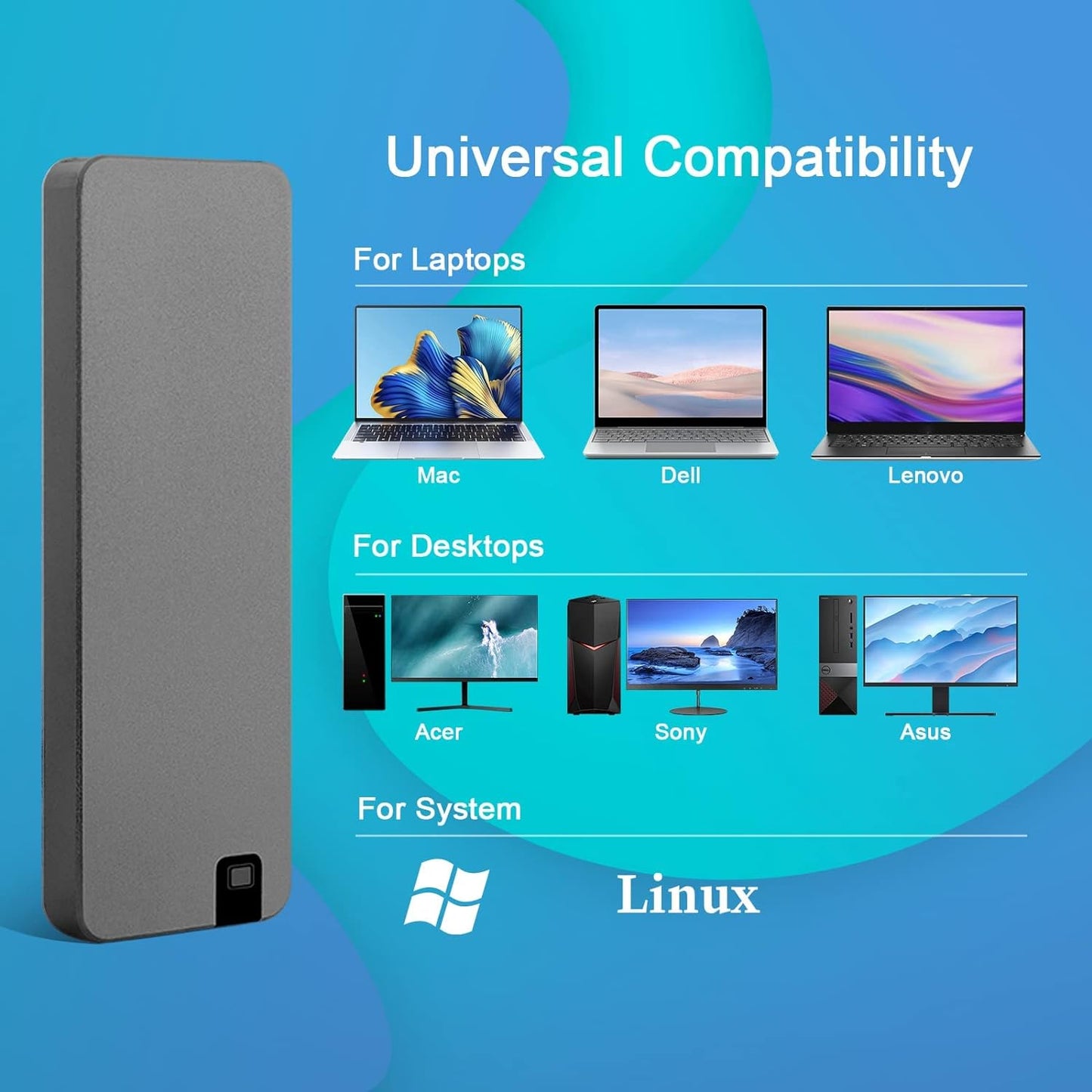 Compact External Hard Drive