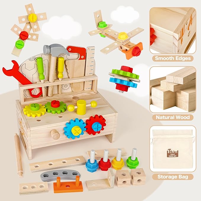 Fun Kids Wooden Learning Board