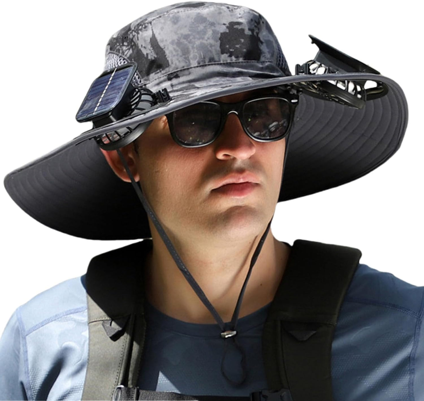 Cooling Sun Hat with Solar Fan
