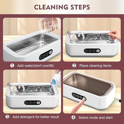 Powerful Ultrasonic Cleaner for Jewelry and Accessories