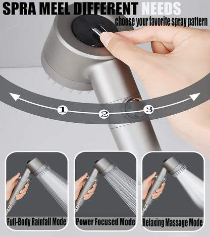 Luxury Spa Shower Head with Handheld Spray