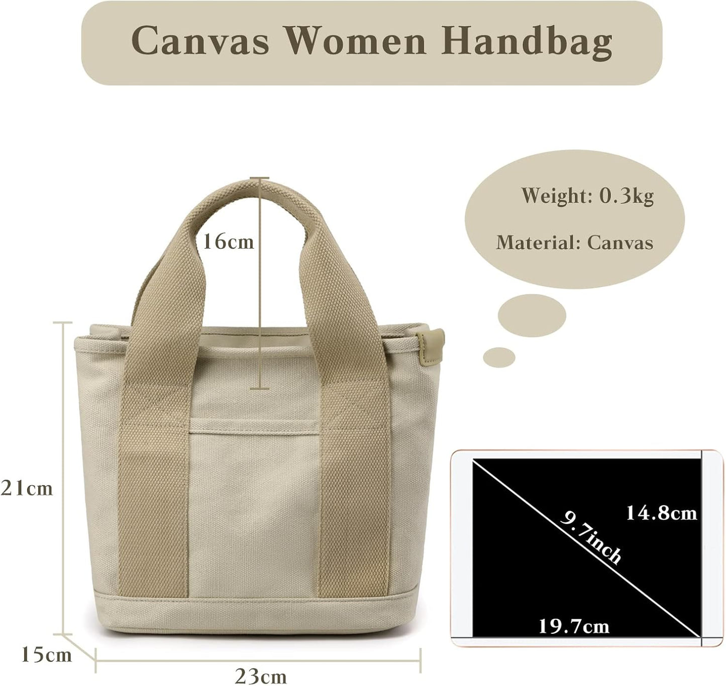 Reliable Fesara Daily Handbag Companion