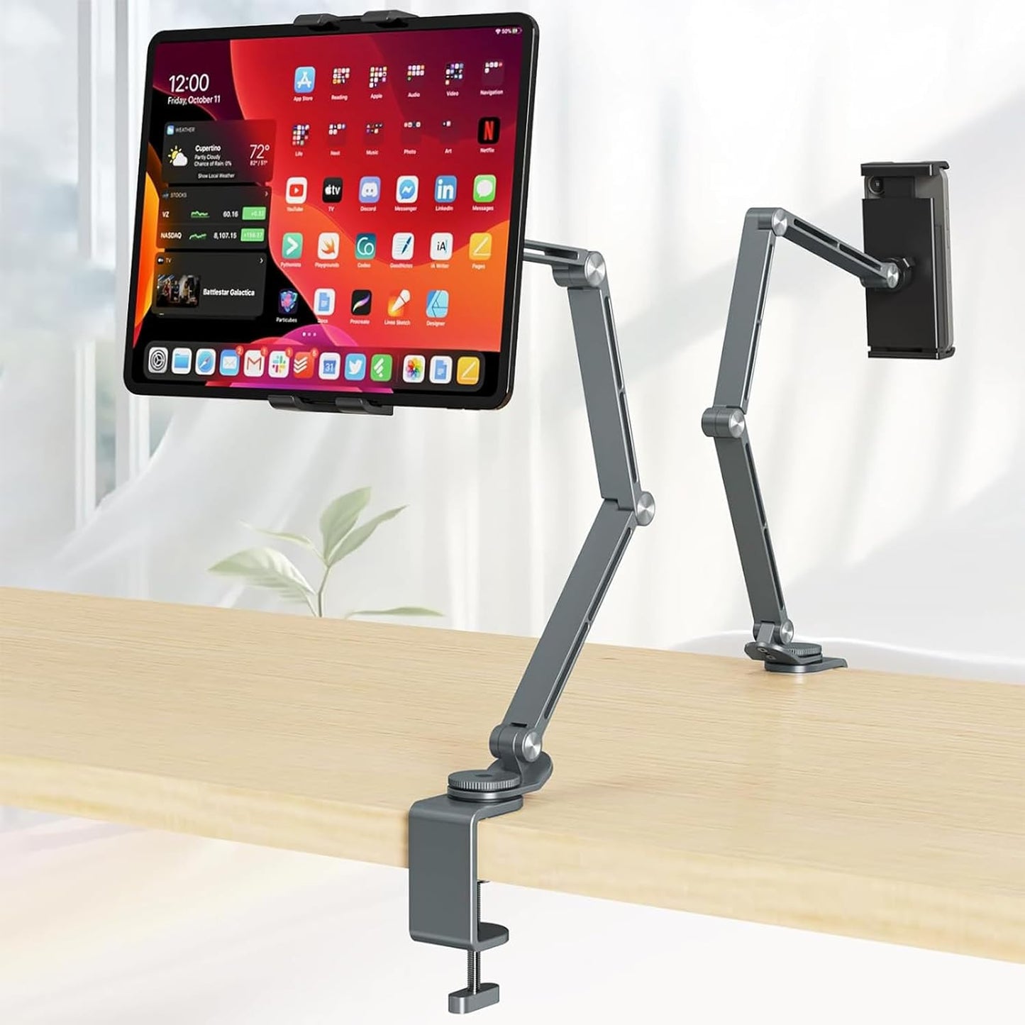 Portable Folding Tablet Holder with 360 Rotation - Fesara