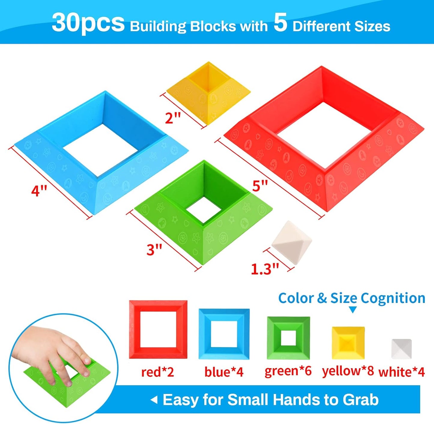 Educational Wooden Building Blocks for Kids