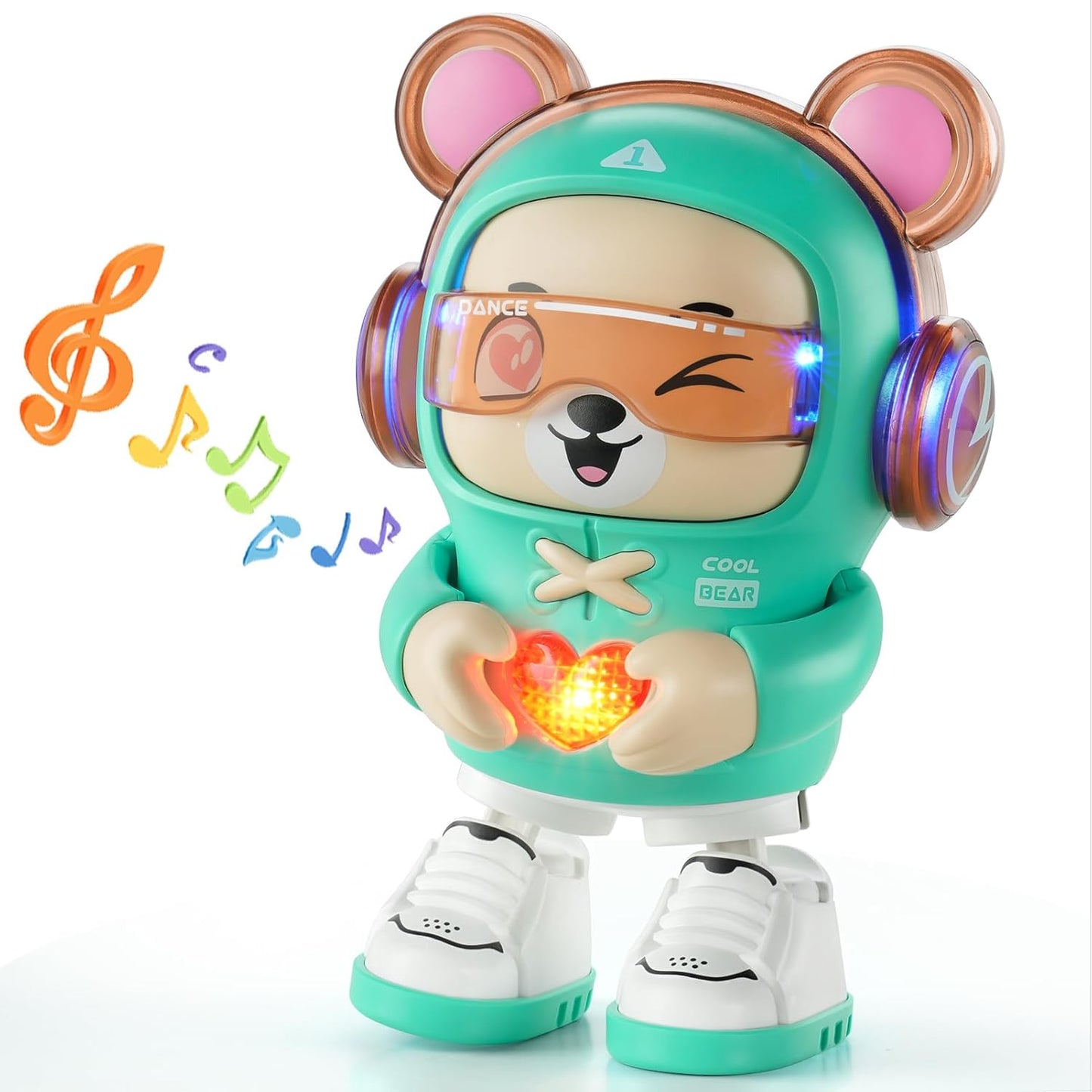 Fun Musical Teddy Bear With Flashing Lights