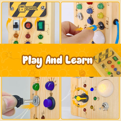 Educational Wooden Activity Board