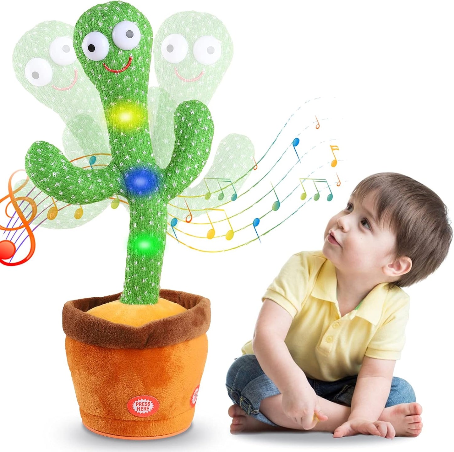 Fun Interactive Talking Cactus Toy