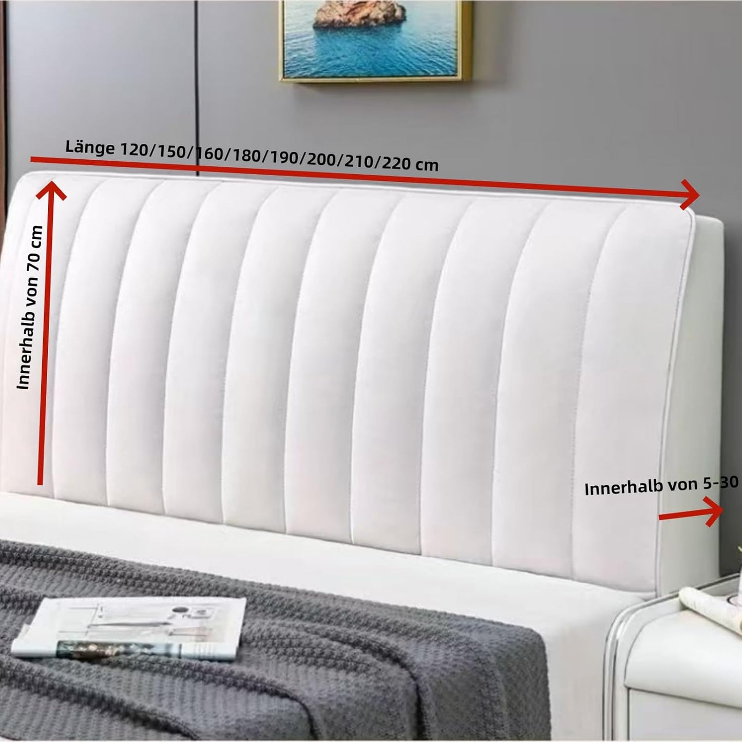 Stylish Headboard with Durable Safety Features