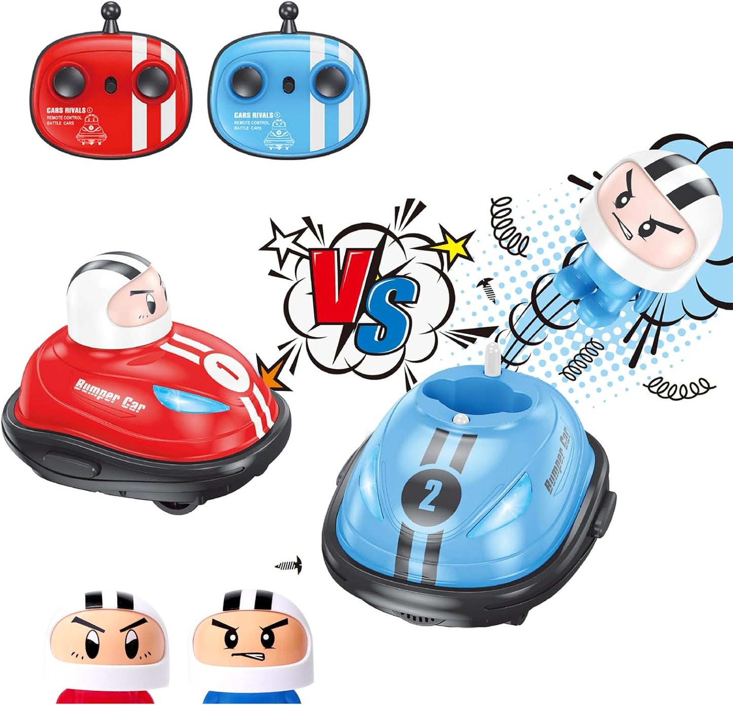 Fun Remote Control Bumper Cars for Kids