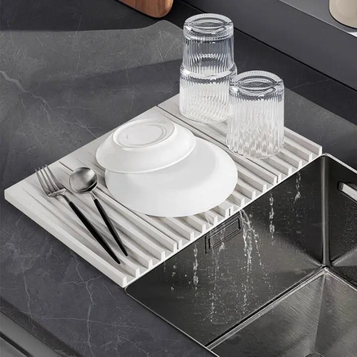 Flexible Silicone Drain Mat for Kitchen Counters - Fesara