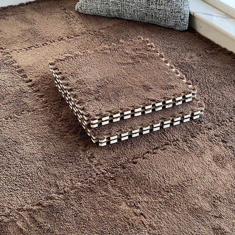 Easy Install Carpet Tiles Square Loop Pile Bedroom Flooring