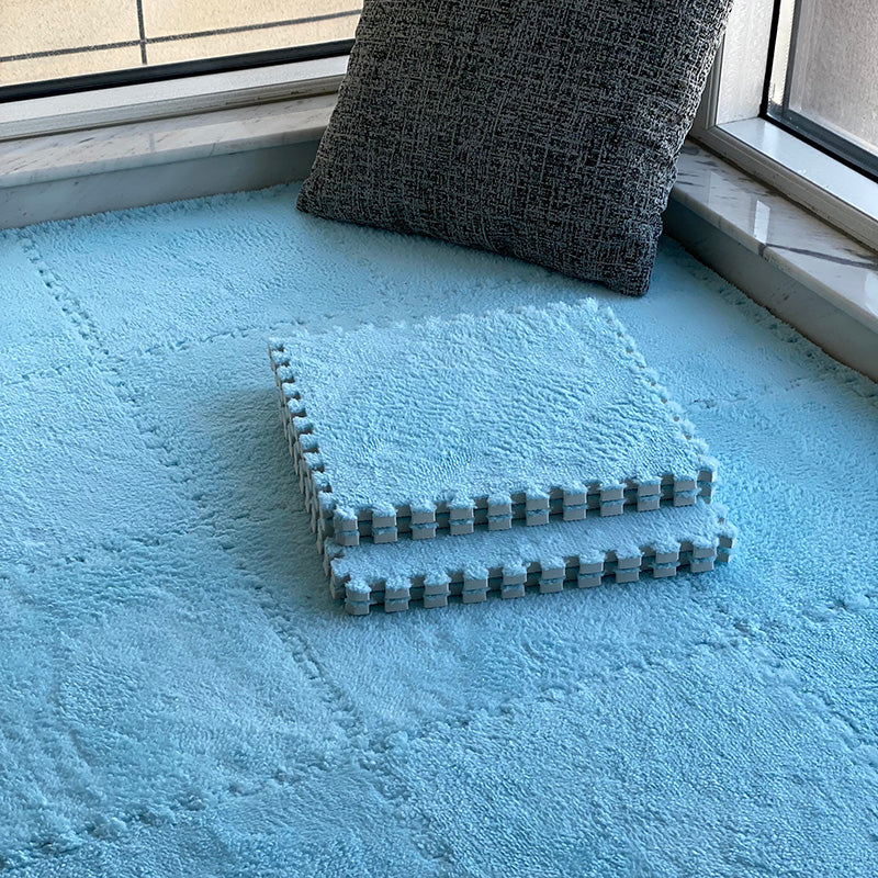 Easy Install Carpet Tiles Square Loop Pile Bedroom Flooring