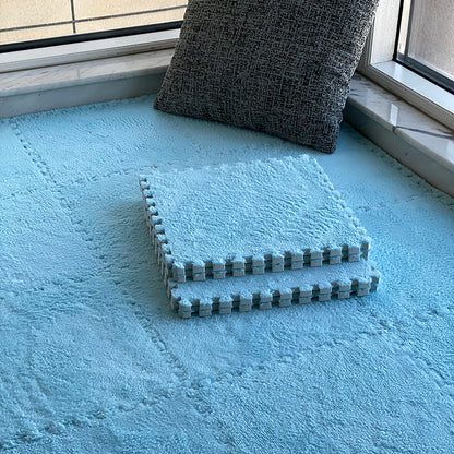 Easy Install Carpet Tiles Square Loop Pile Bedroom Flooring