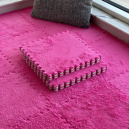 Easy Install Carpet Tiles Square Loop Pile Bedroom Flooring
