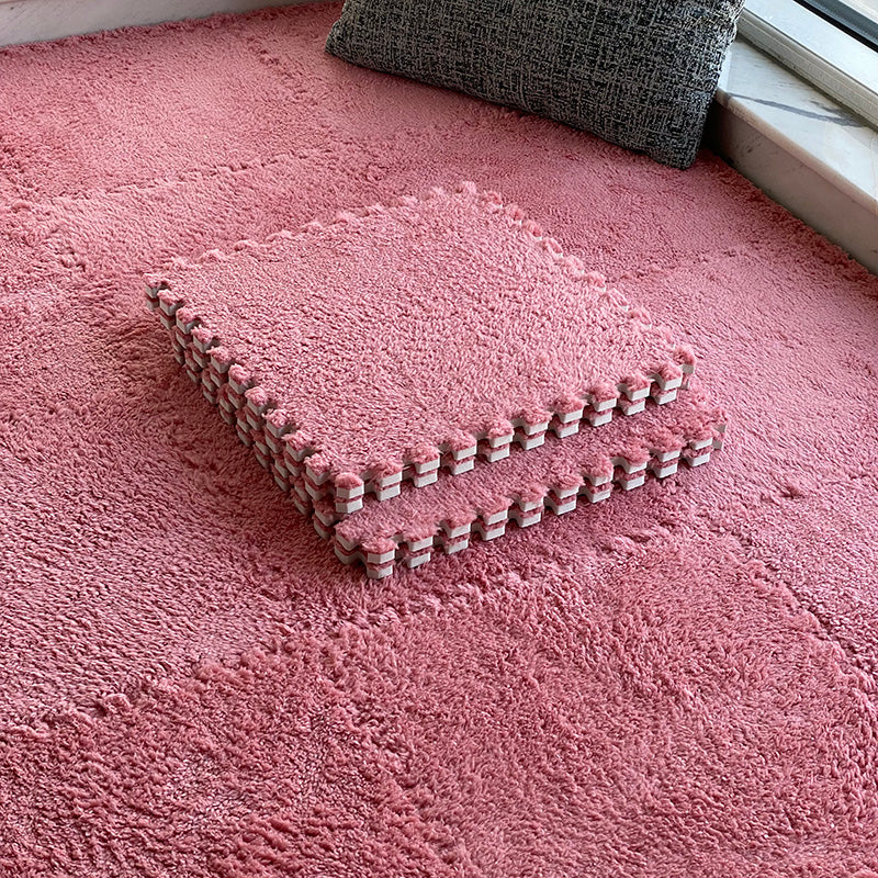 Easy Install Carpet Tiles Square Loop Pile Bedroom Flooring