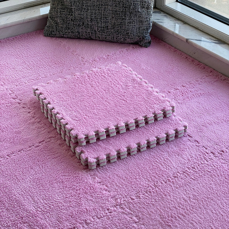 Easy Install Carpet Tiles Square Loop Pile Bedroom Flooring