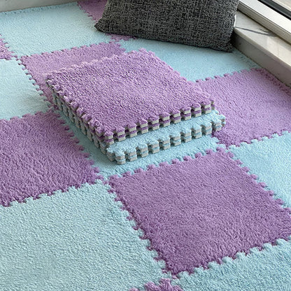 Easy Install Carpet Tiles Square Loop Pile Bedroom Flooring