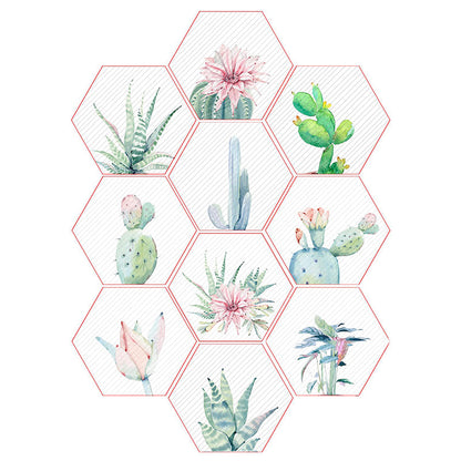 Decorative Self-Adhesive Hexagon Wall Tiles