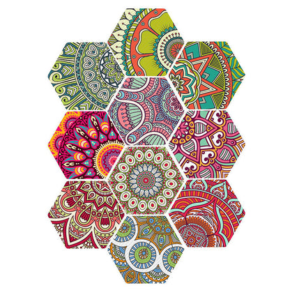 Decorative Self-Adhesive Hexagon Wall Tiles