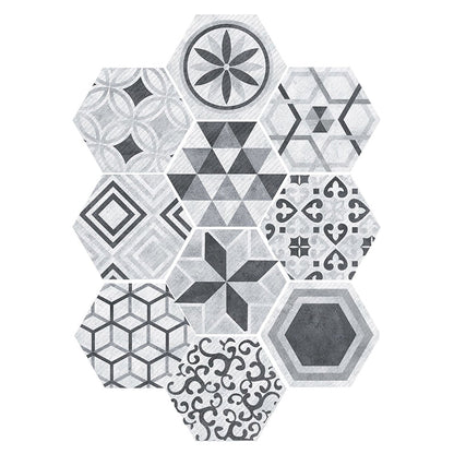 Decorative Self-Adhesive Hexagon Wall Tiles - Fesara