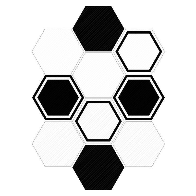 Decorative Self-Adhesive Hexagon Wall Tiles