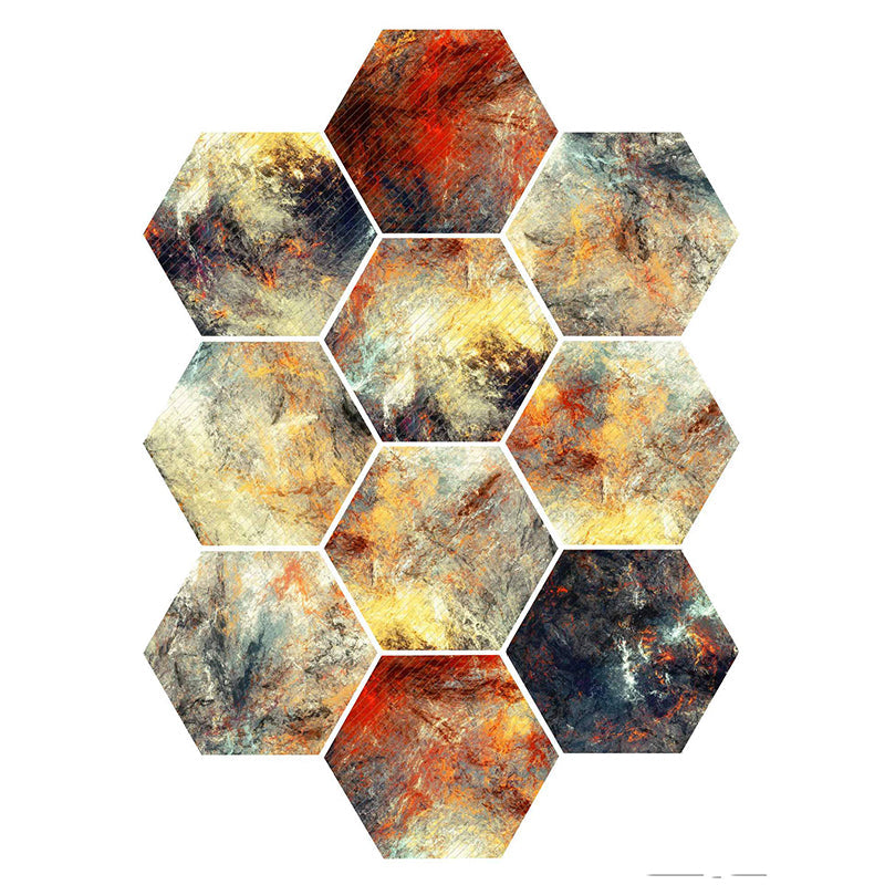 Decorative Self-Adhesive Hexagon Wall Tiles
