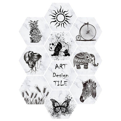 Decorative Self-Adhesive Hexagon Wall Tiles