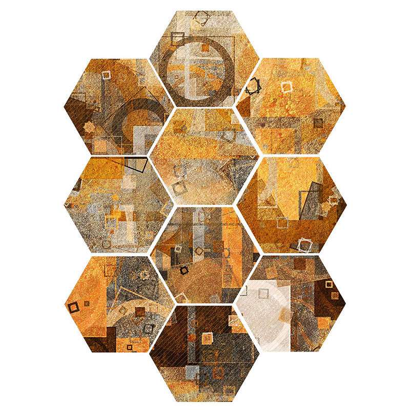Decorative Self-Adhesive Hexagon Wall Tiles
