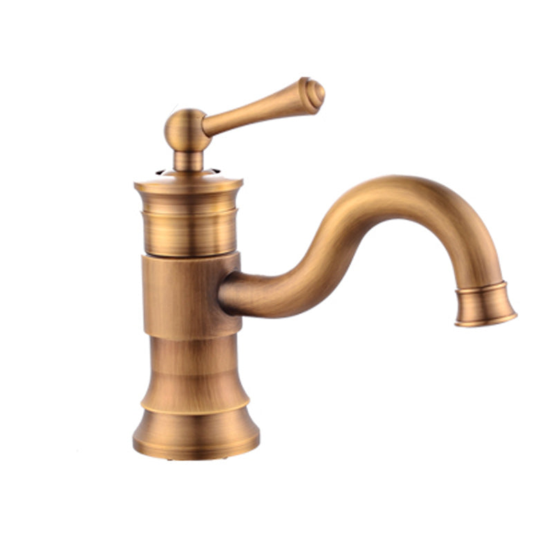 Stylish Single Handle Basin Faucet with Rotating Spout - Fesara