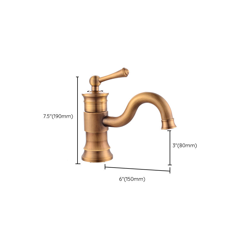 Stylish Single Handle Basin Faucet with Rotating Spout