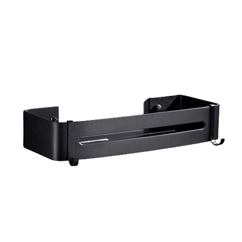 Sleek Black Bathroom Storage Set, 3 Piece Shelf