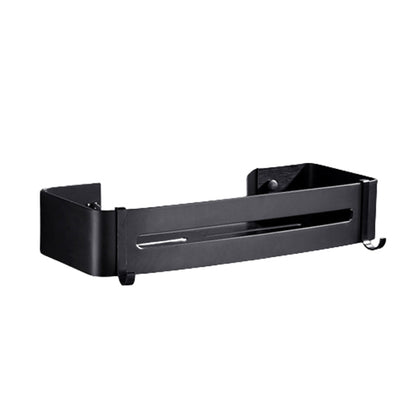 Sleek Black Bathroom Storage Set, 3 Piece Shelf