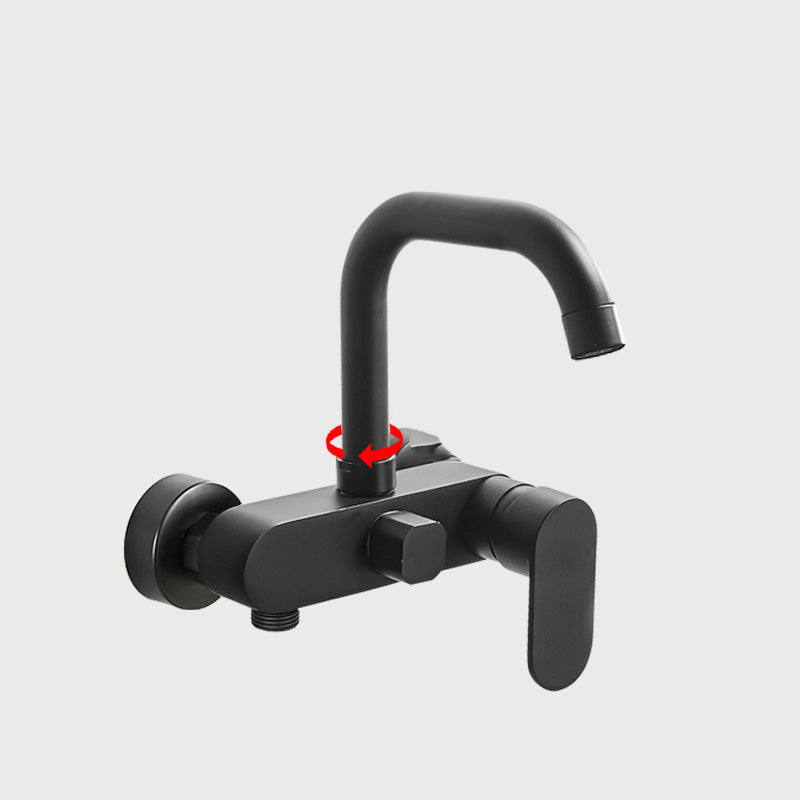 Modern Chrome Bathtub Faucet Handle