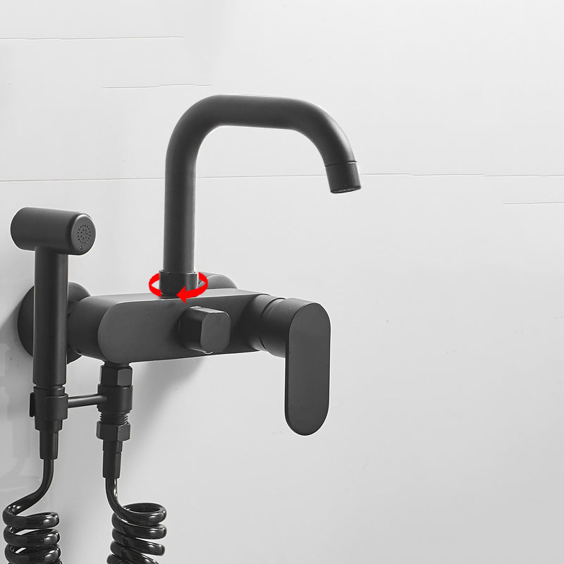 Modern Chrome Bathtub Faucet Handle