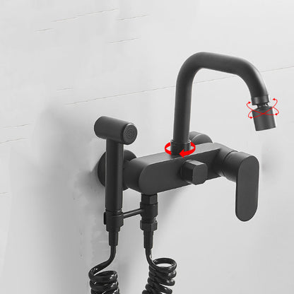 Modern Chrome Bathtub Faucet Handle