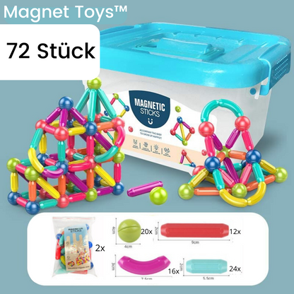 Fun Magnetic Building Blocks Set for Kids