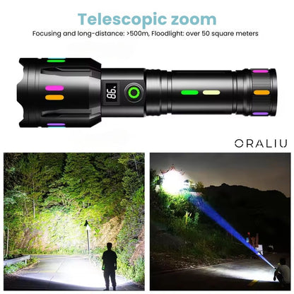 Powerful Rechargeable LED Torch 9000 Lumens