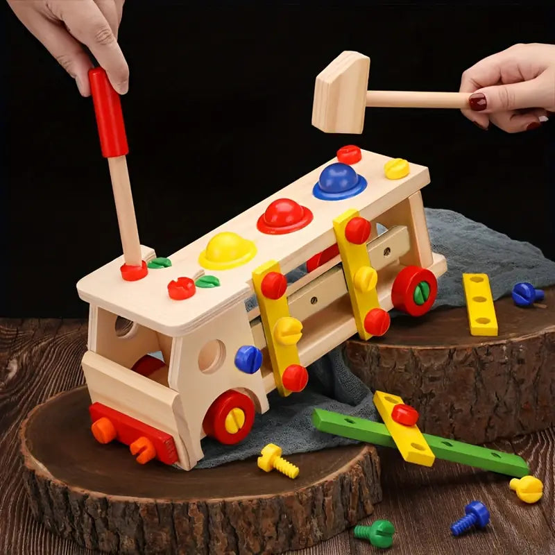 Fun Kids Building Truck Toy Set