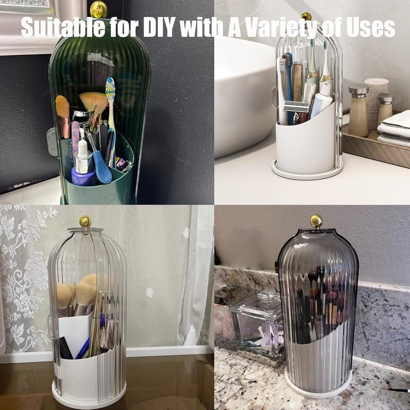 Spinning Toothbrush Holder Storage