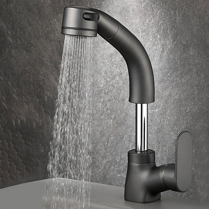 Luxury Brass Bathroom Faucet Pull Down Kitchen Sink Mixer