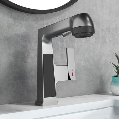 Luxury Brass Bathroom Faucet Pull Down Kitchen Sink Mixer