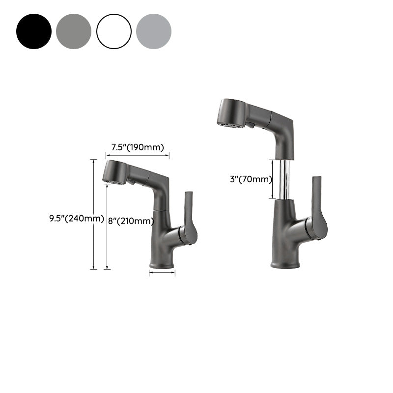 Luxury Brass Bathroom Faucet Pull Down Kitchen Sink Mixer